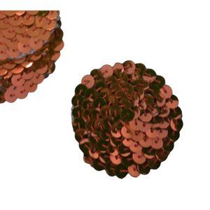 Circle Neon Sequin Embellishment Patch Appliqué Vintage